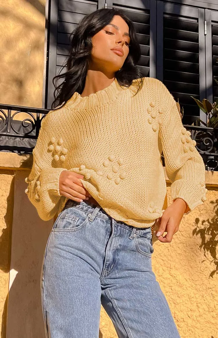 Andrina Yellow Knit Jumper