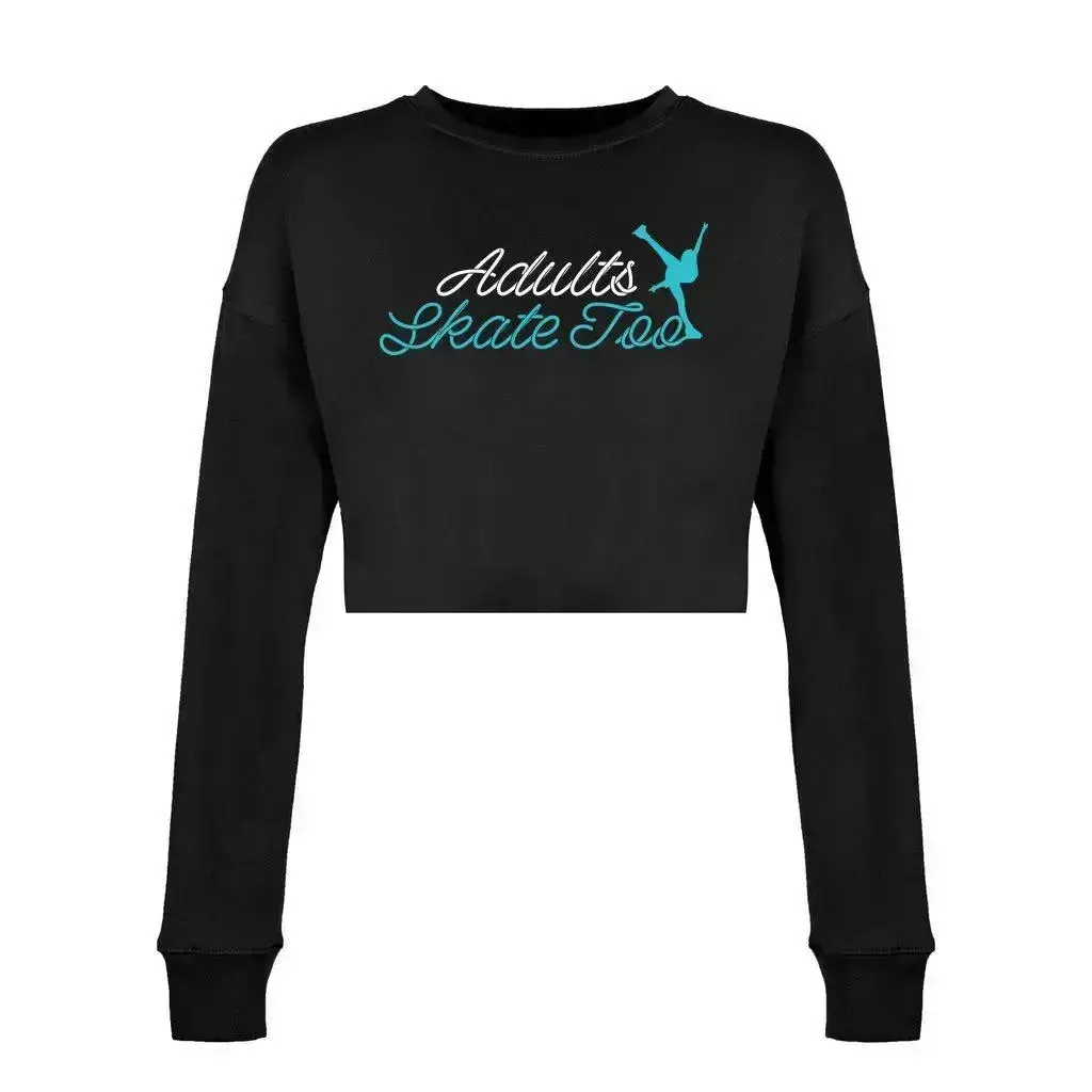 AST Cursive Women's Cropped Sweatshirt