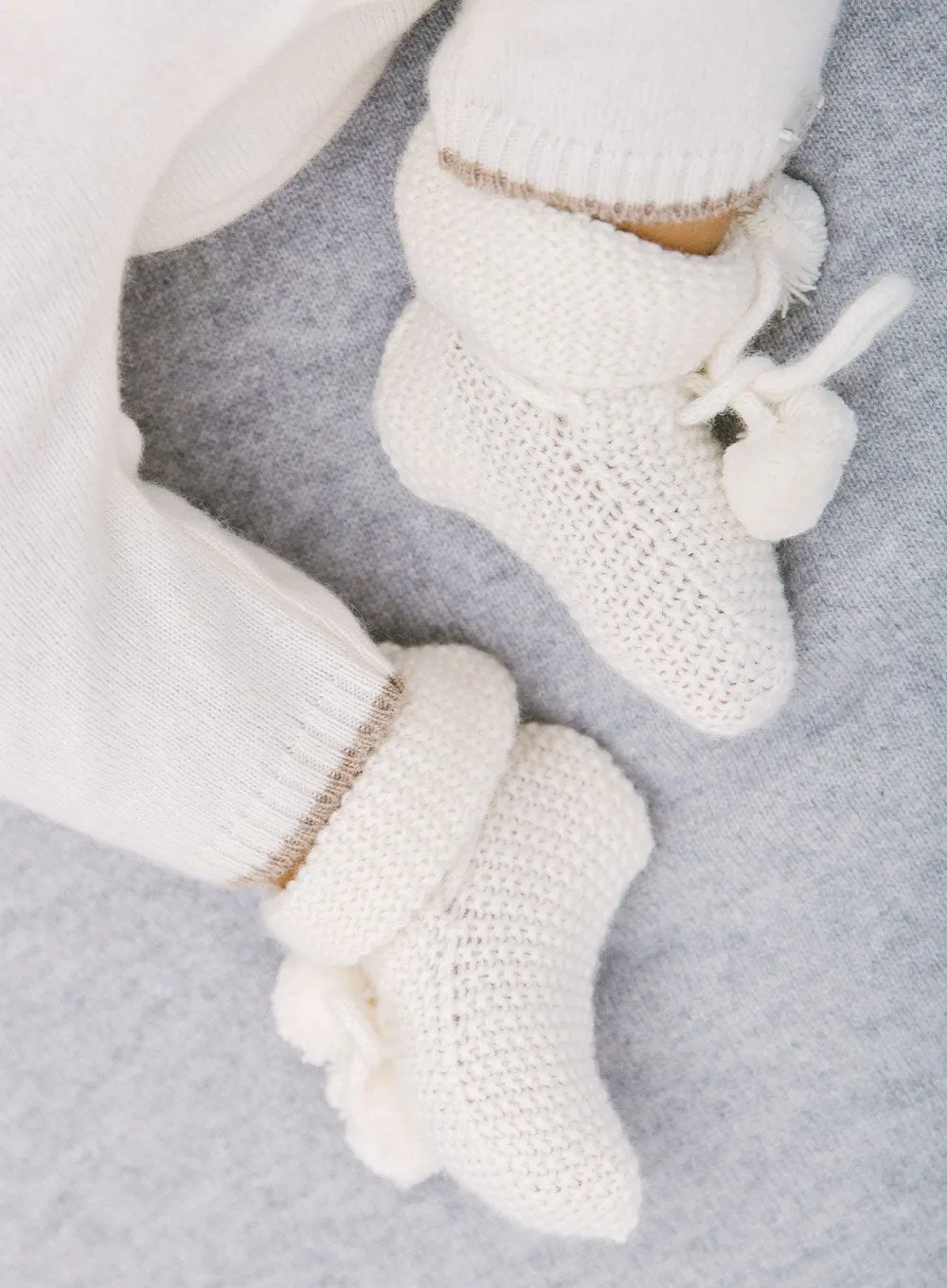 Baby Booties in White