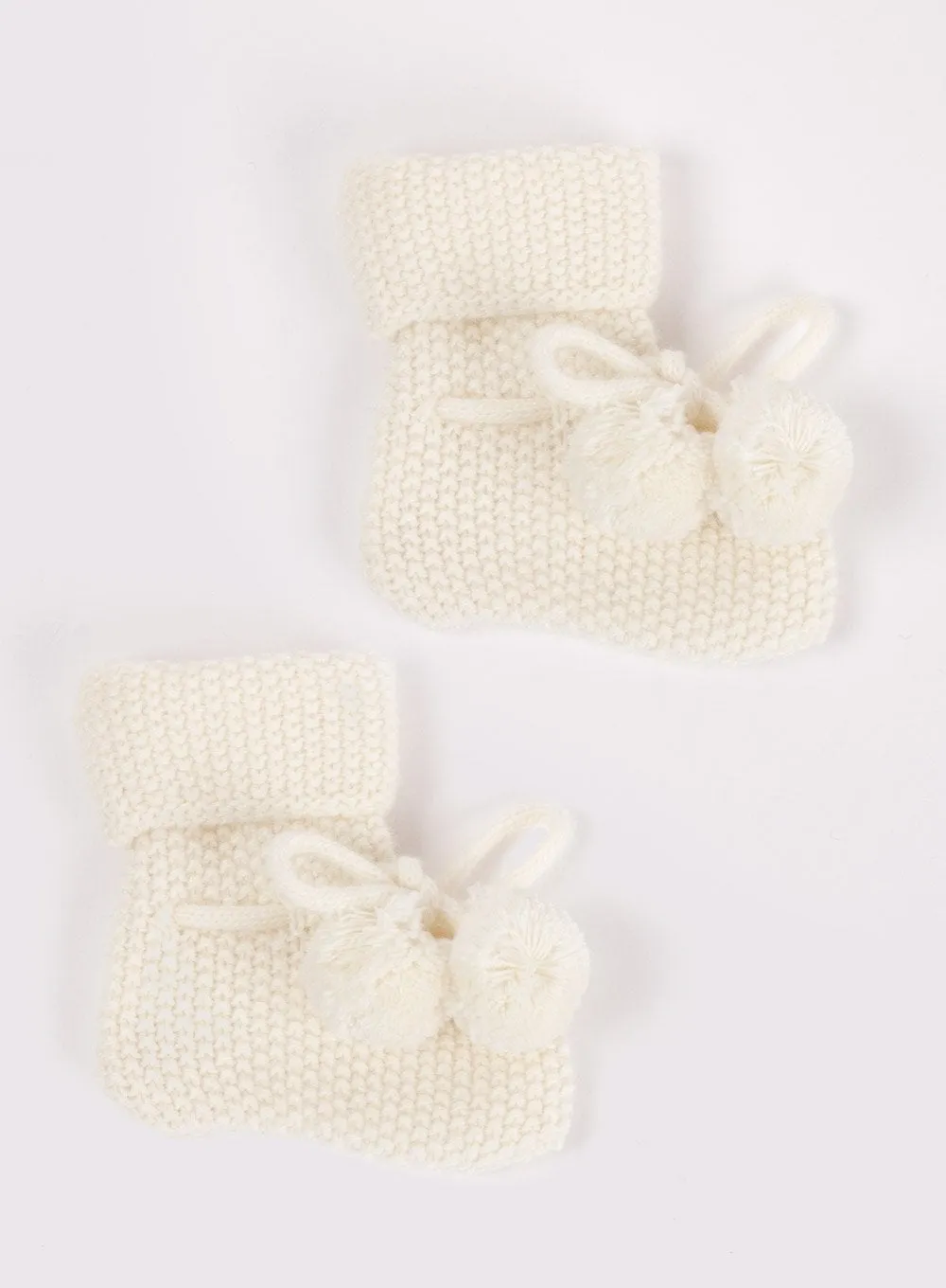 Baby Booties in White