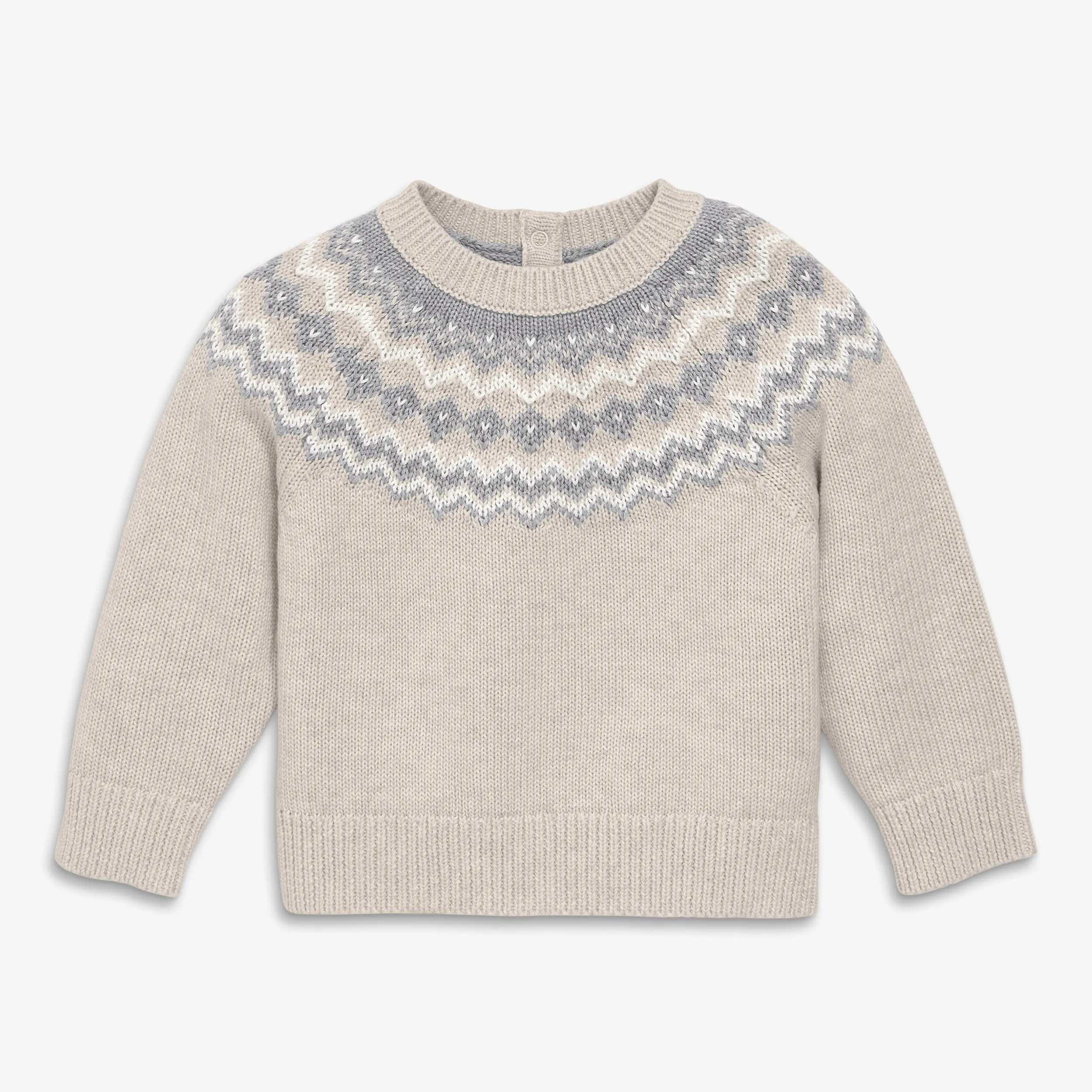 Baby fair isle sweater