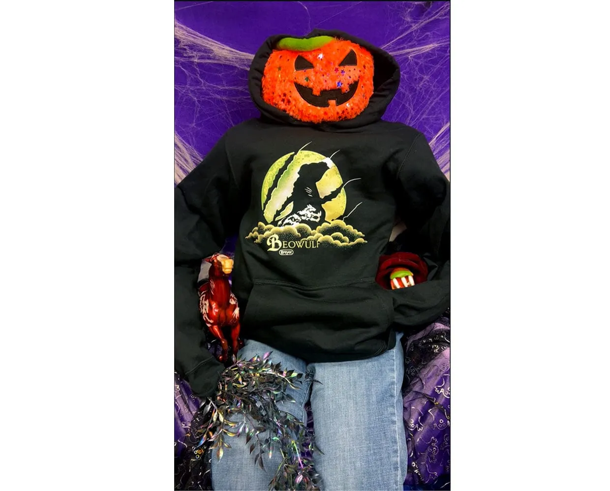 Beowulf Halloween Horse Hoodie | Adult Sizes