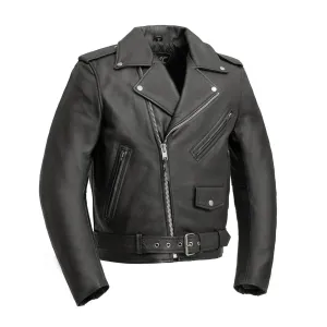 Black Leather "Superstar" Jacket