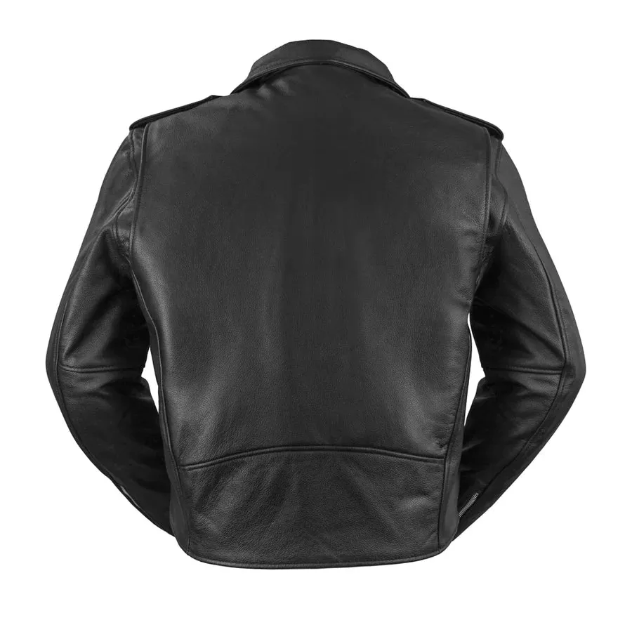 Black Leather "Superstar" Jacket