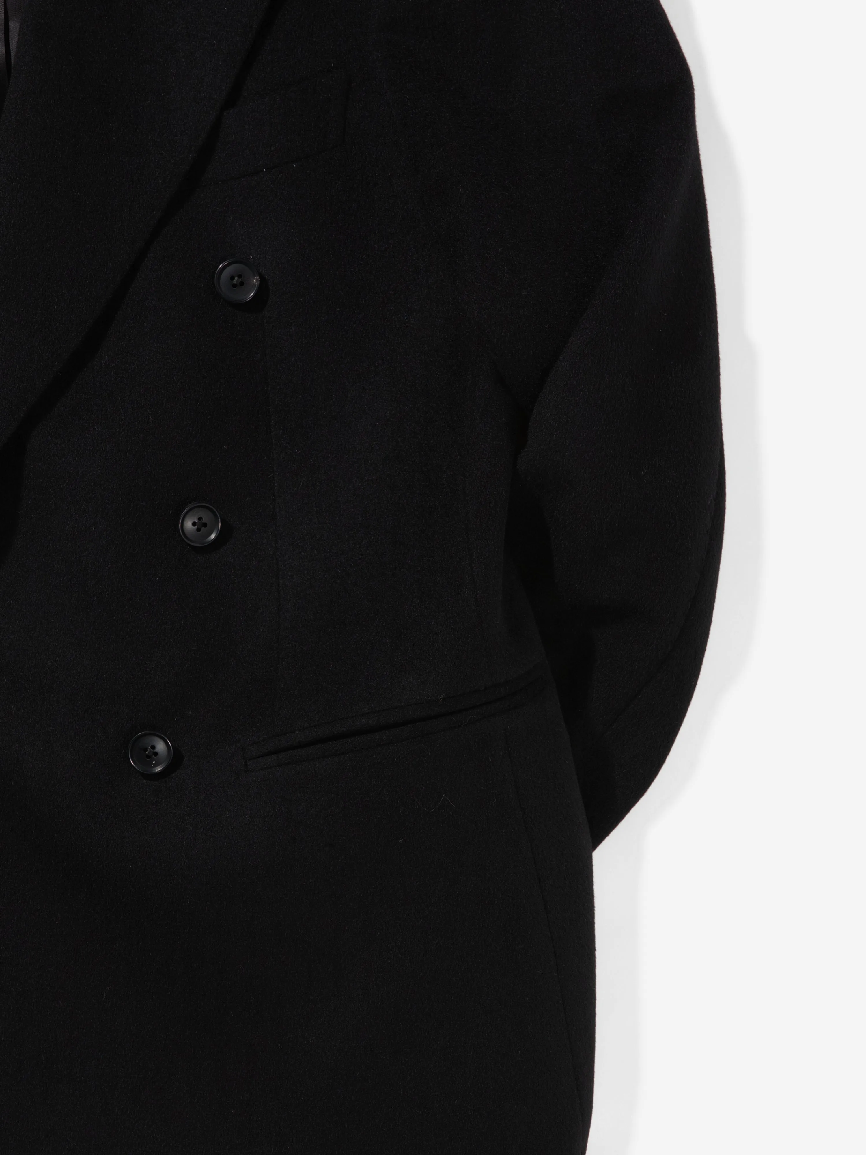 Black Wool Cashmere Jacket