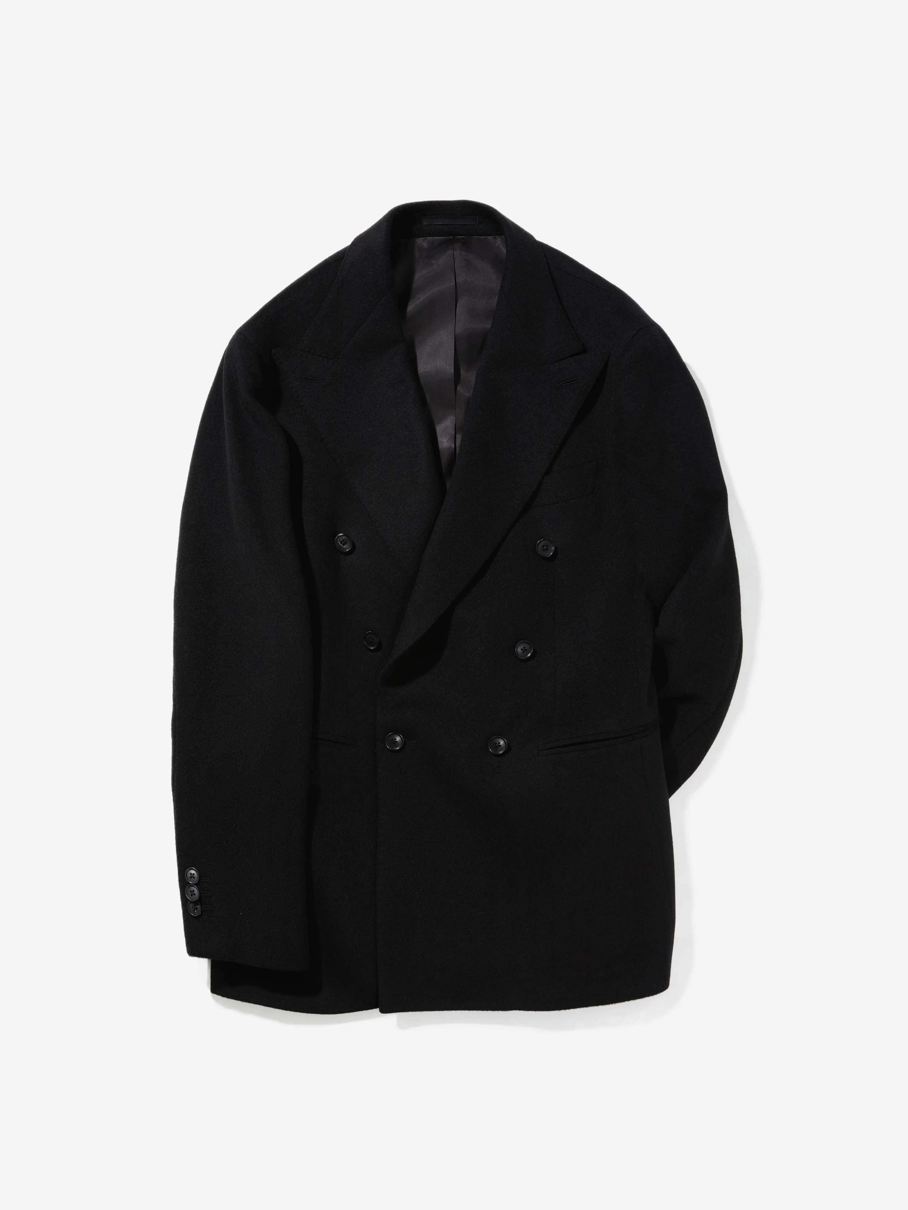 Black Wool Cashmere Jacket