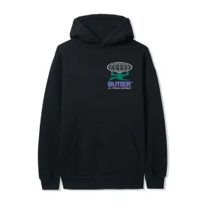 Butter Goods All Terrain Pullover Hooded Sweatshirt Black