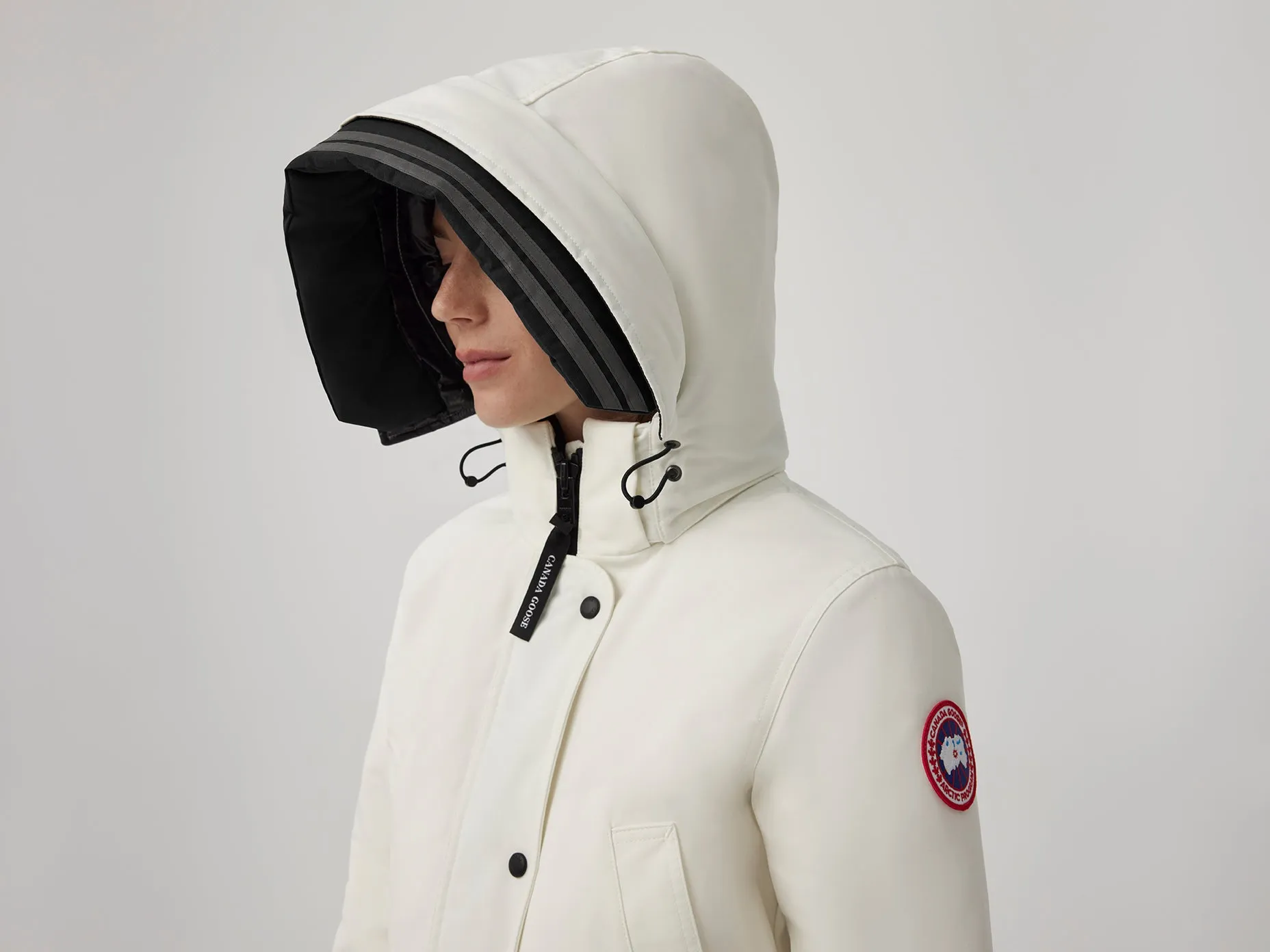 Canada Goose Embossed Hood Trim