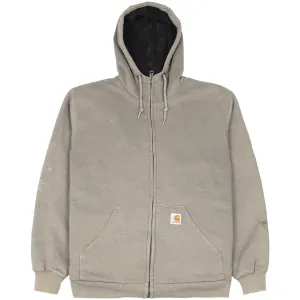 Carhartt Fleece Lined Hooded Grey Jacket