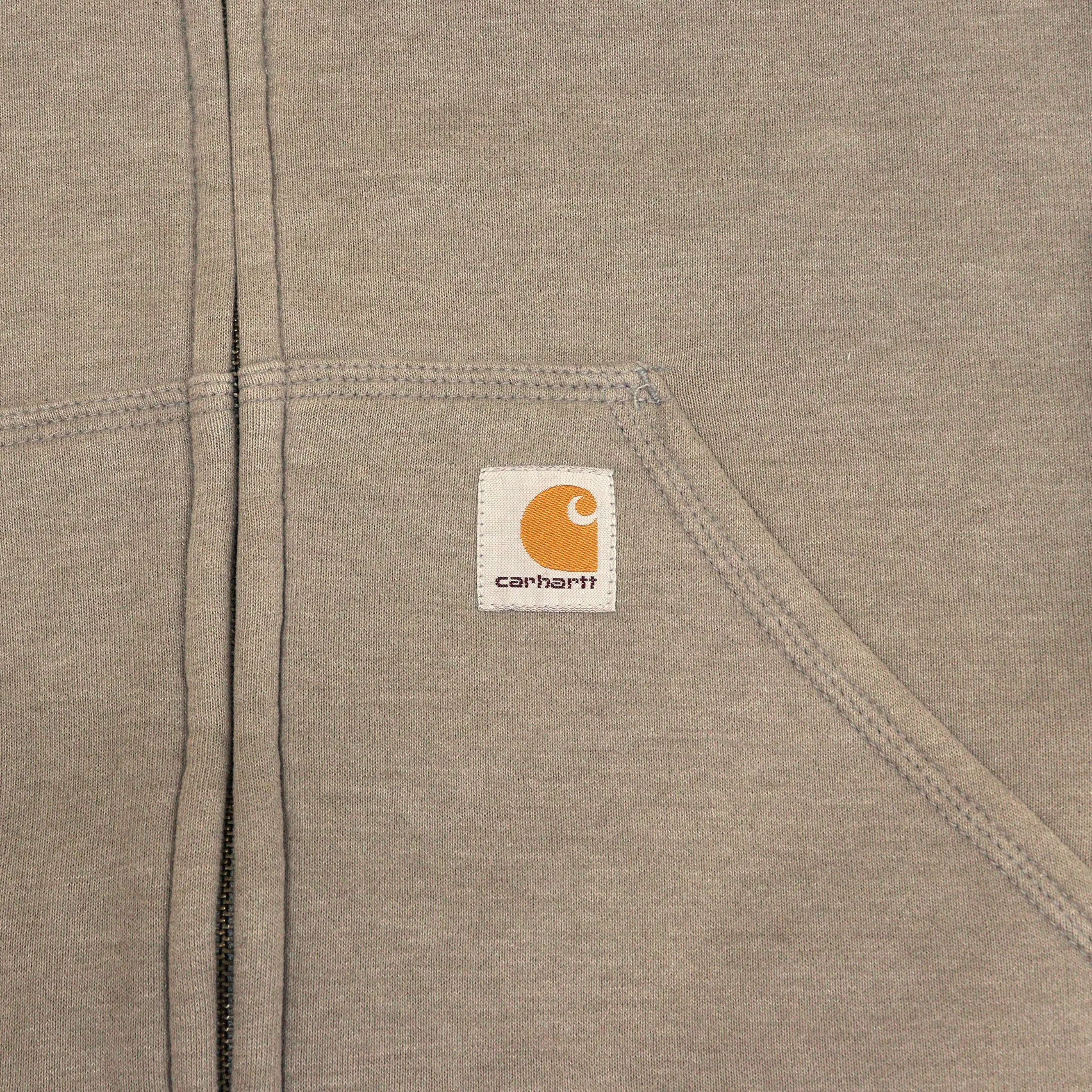 Carhartt Fleece Lined Hooded Grey Jacket