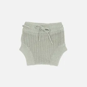 Chunky Knit Bloomers - Basil