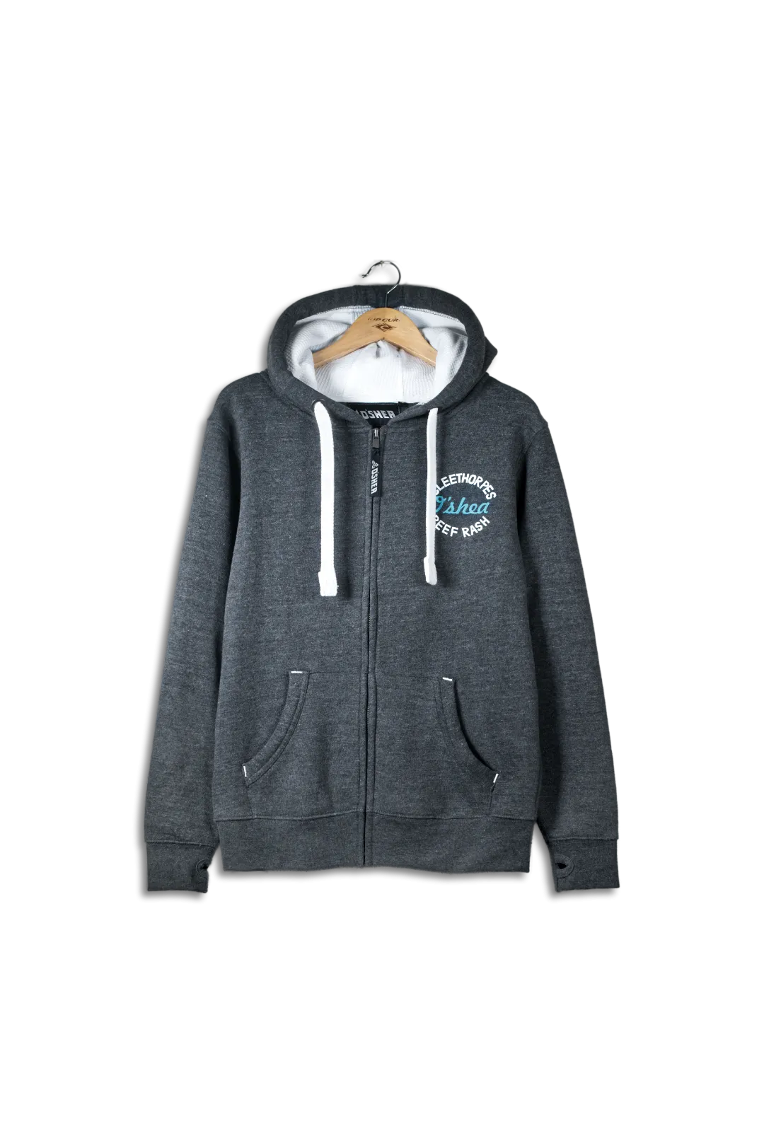 Cleethorpes Charcoal Zipped Hoody - High Surf