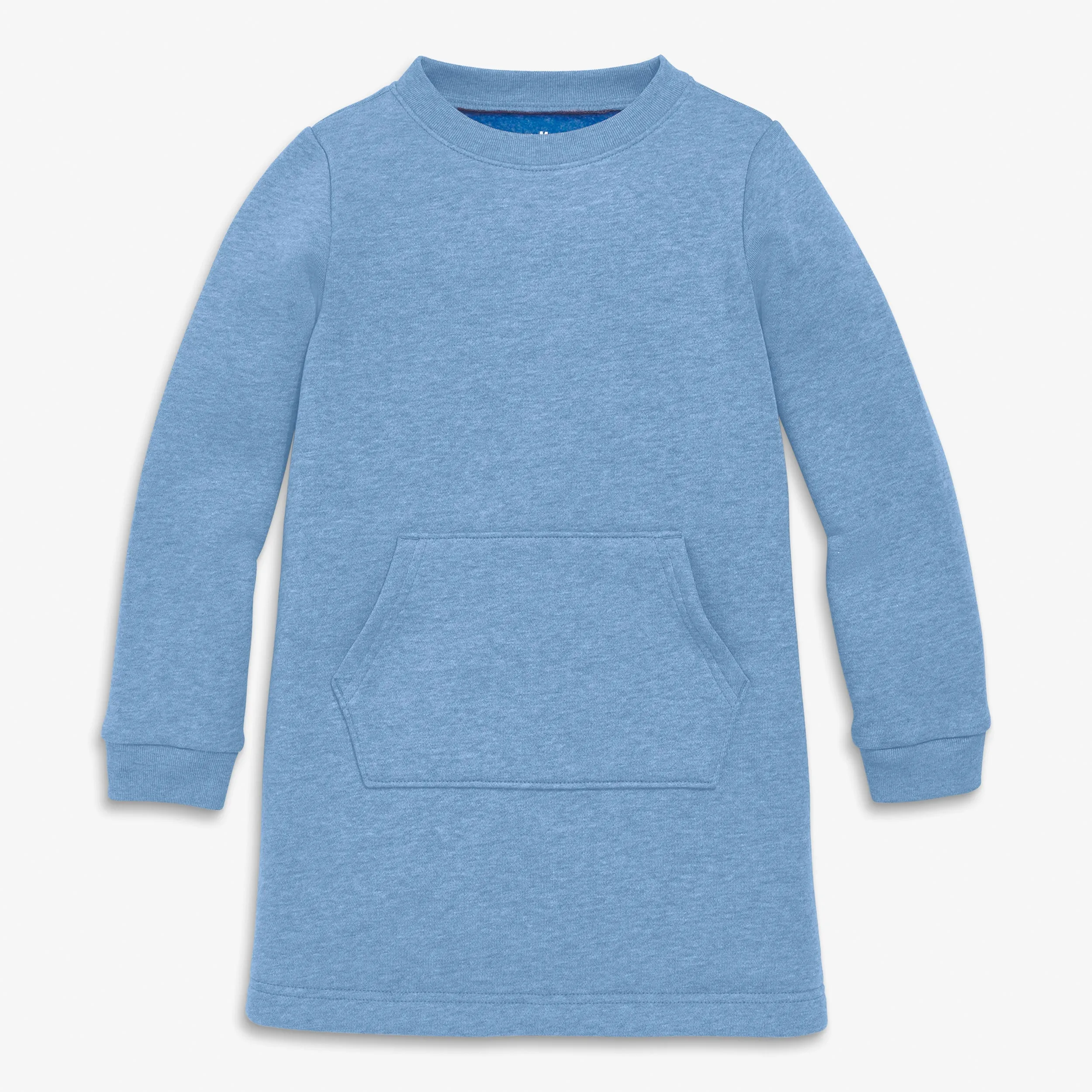 Cozy fleece sweatshirt dress