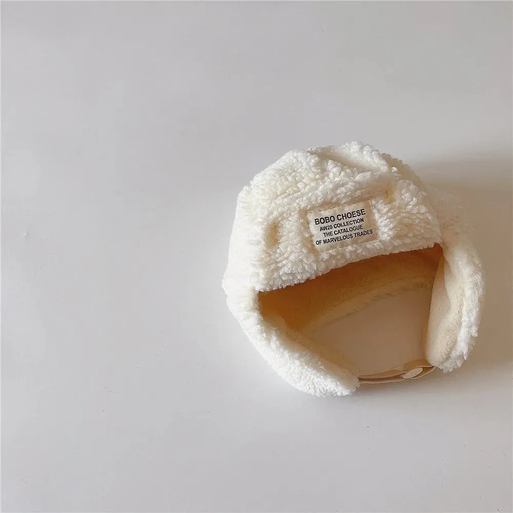 Cozy Lamb's Fleece Candy Color Children's Winter Hat