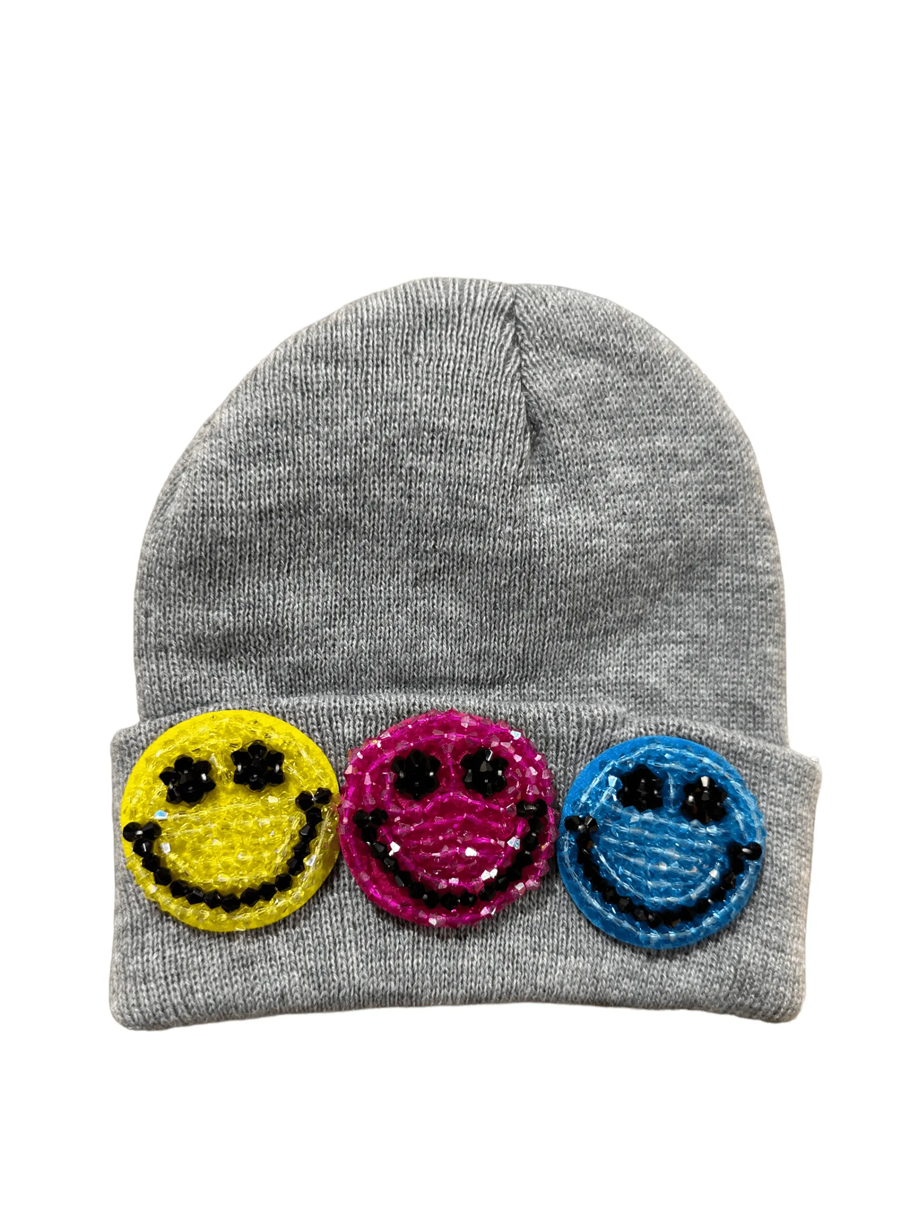 Crystal Rainbow Emoji Beanie