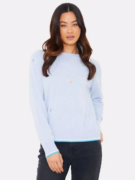 ELECTRIC EMBROIDERY SWEATER