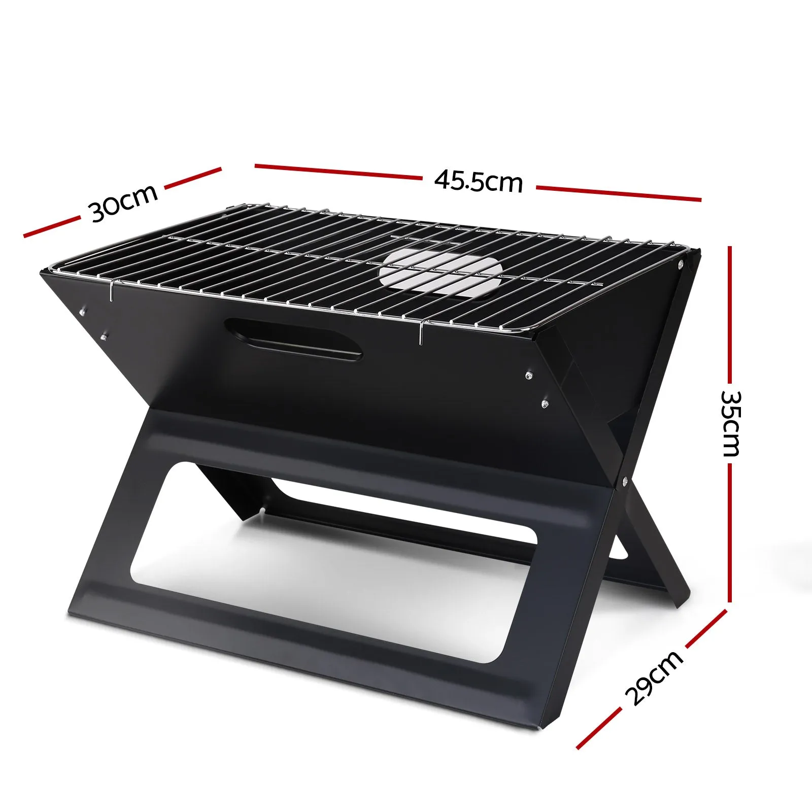 Fathers Day gift- Portable Charcoal BBQ Grill-easy for camping, picnics, home and fishing trips