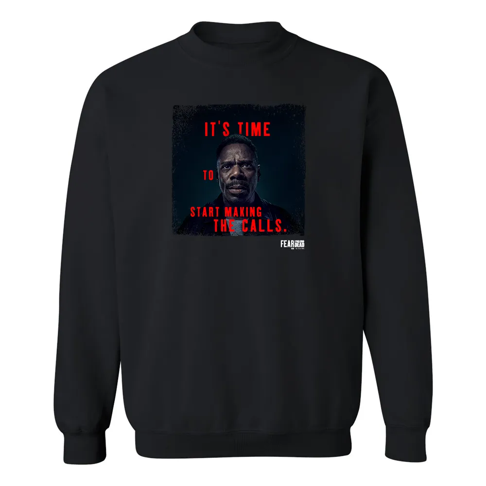 Fear The Walking Dead Season 6 Strand Quote Fleece Crewneck Sweatshirt