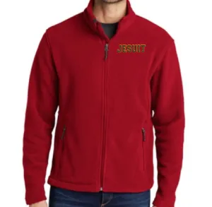 Fleece Zip Up Jacket - Red