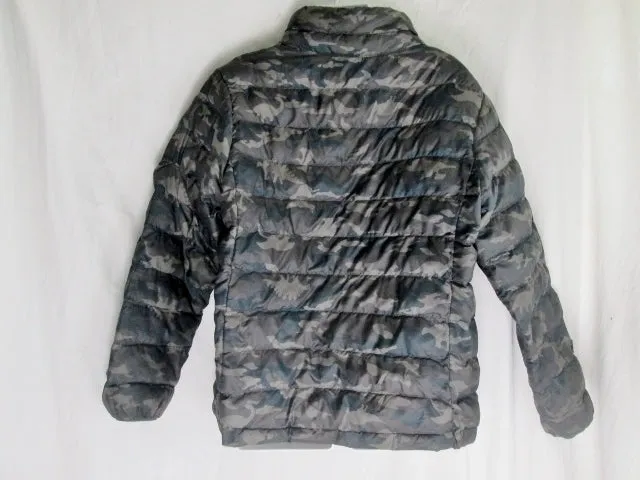 Girls Kids Boys UNIQLO Down PUFFER Ski Snowboard JACKET Coat CAMO 5 Parka