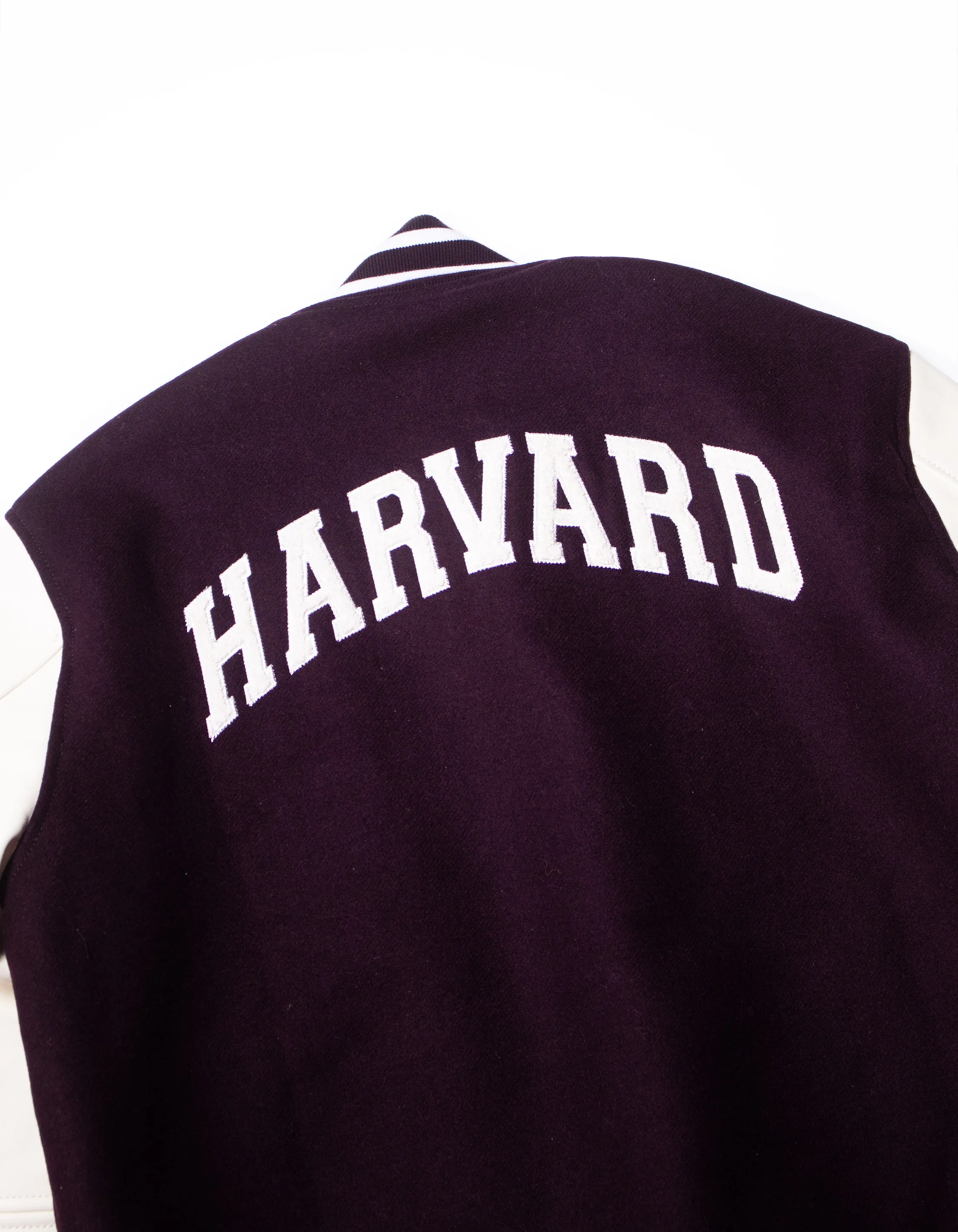 HARVARD VARSITY JACKET - BURGUNDY