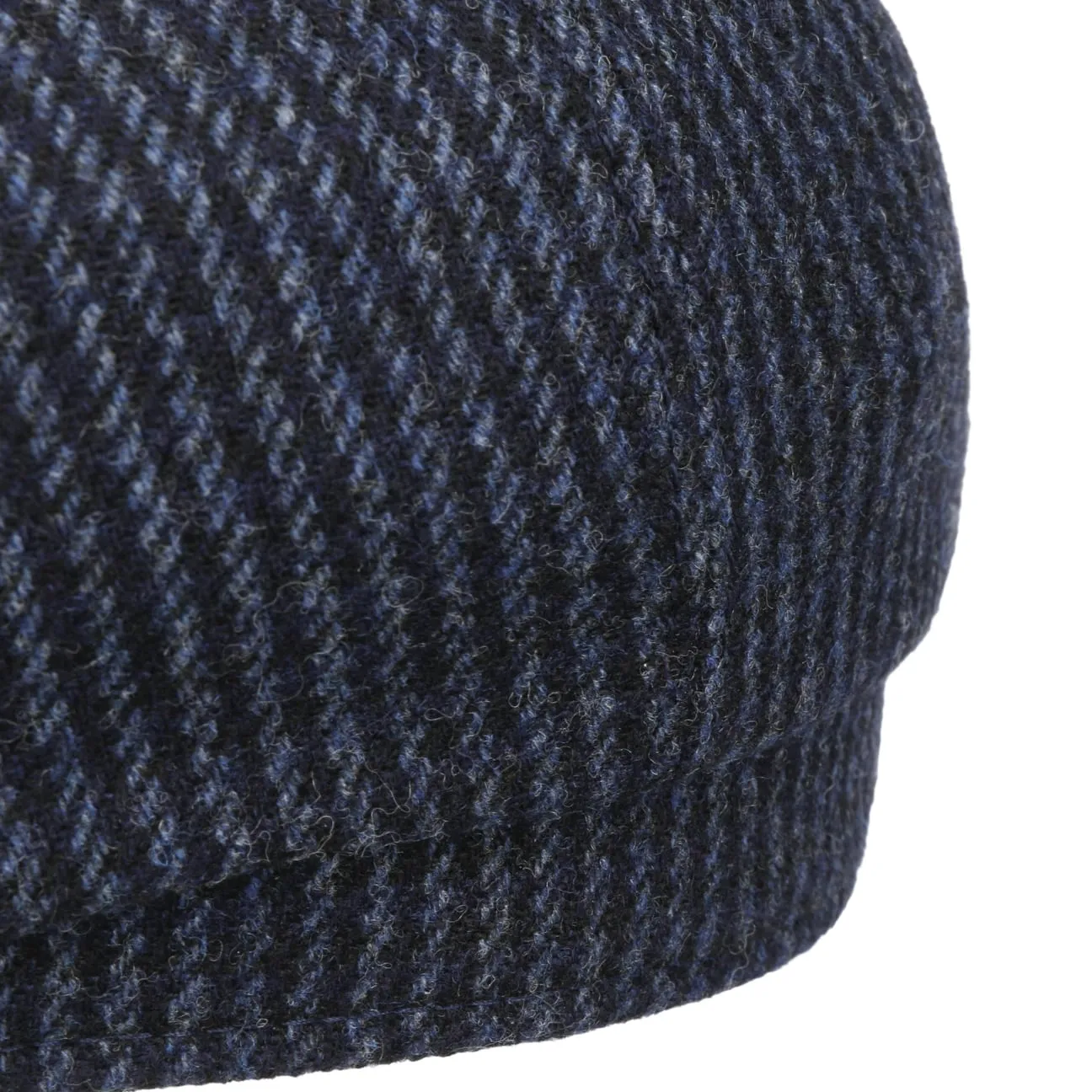 Hatteras Woolen Stripe Flat Cap by Stetson