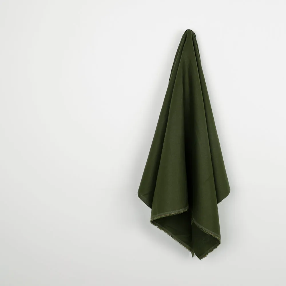 Heavyweight Linen - Military Green