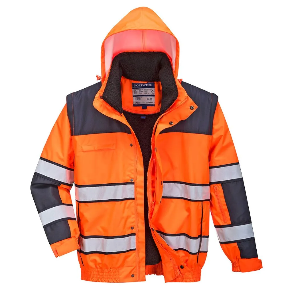 Hi Vis Classic Bomber Jacket C466