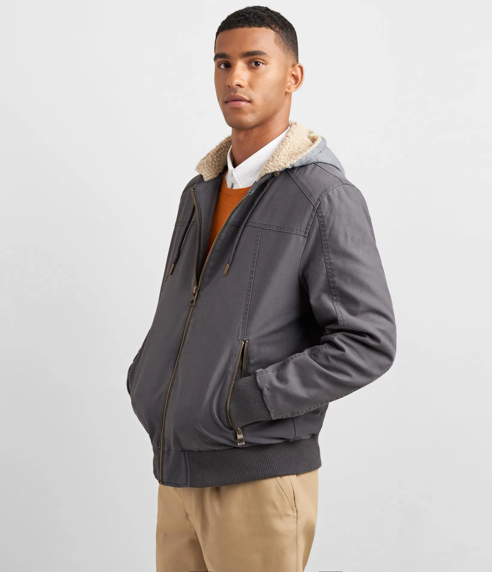 Hooded Canvas Jacket