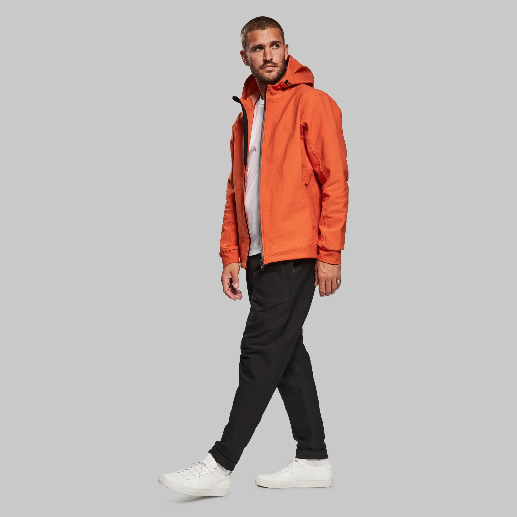 Indestructible Hooded Jacket. International Orange edition