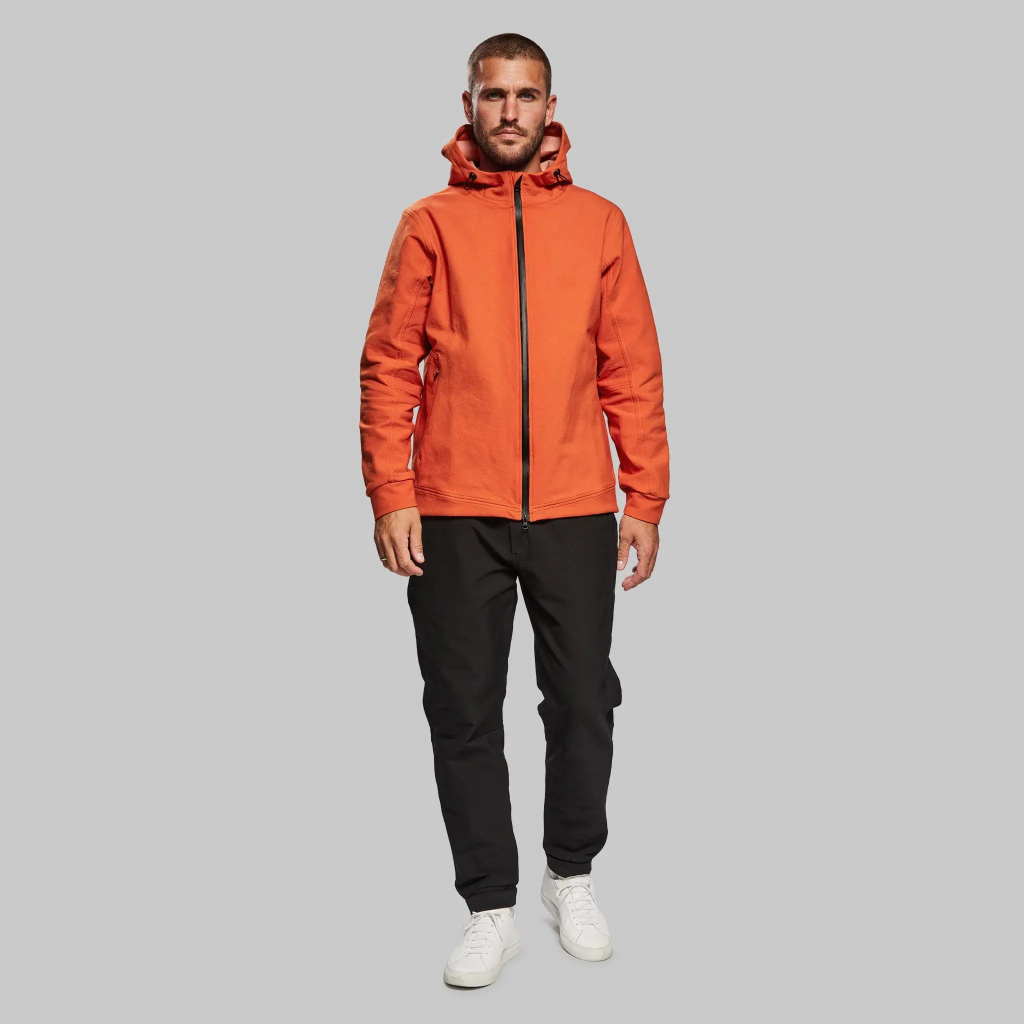 Indestructible Hooded Jacket. International Orange edition