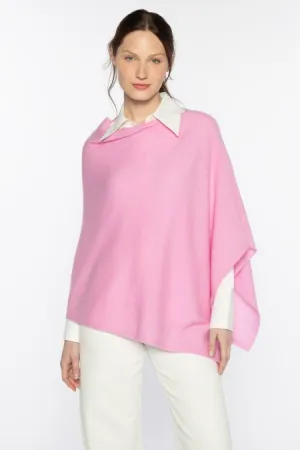 Kinross Cashmere Rib Detail Poncho