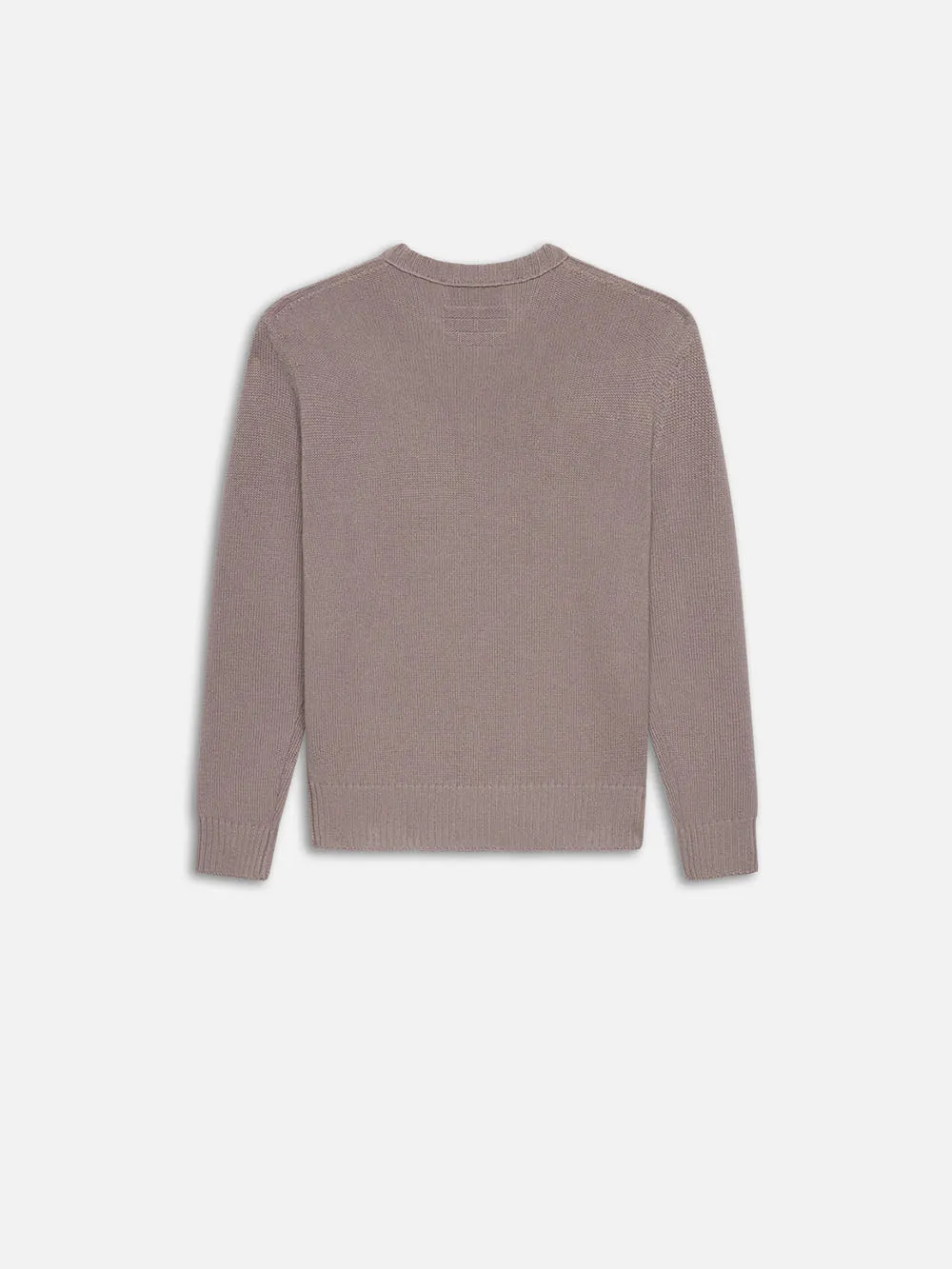 Men's Cashmere Crewneck Sweater -- Soft Lavender