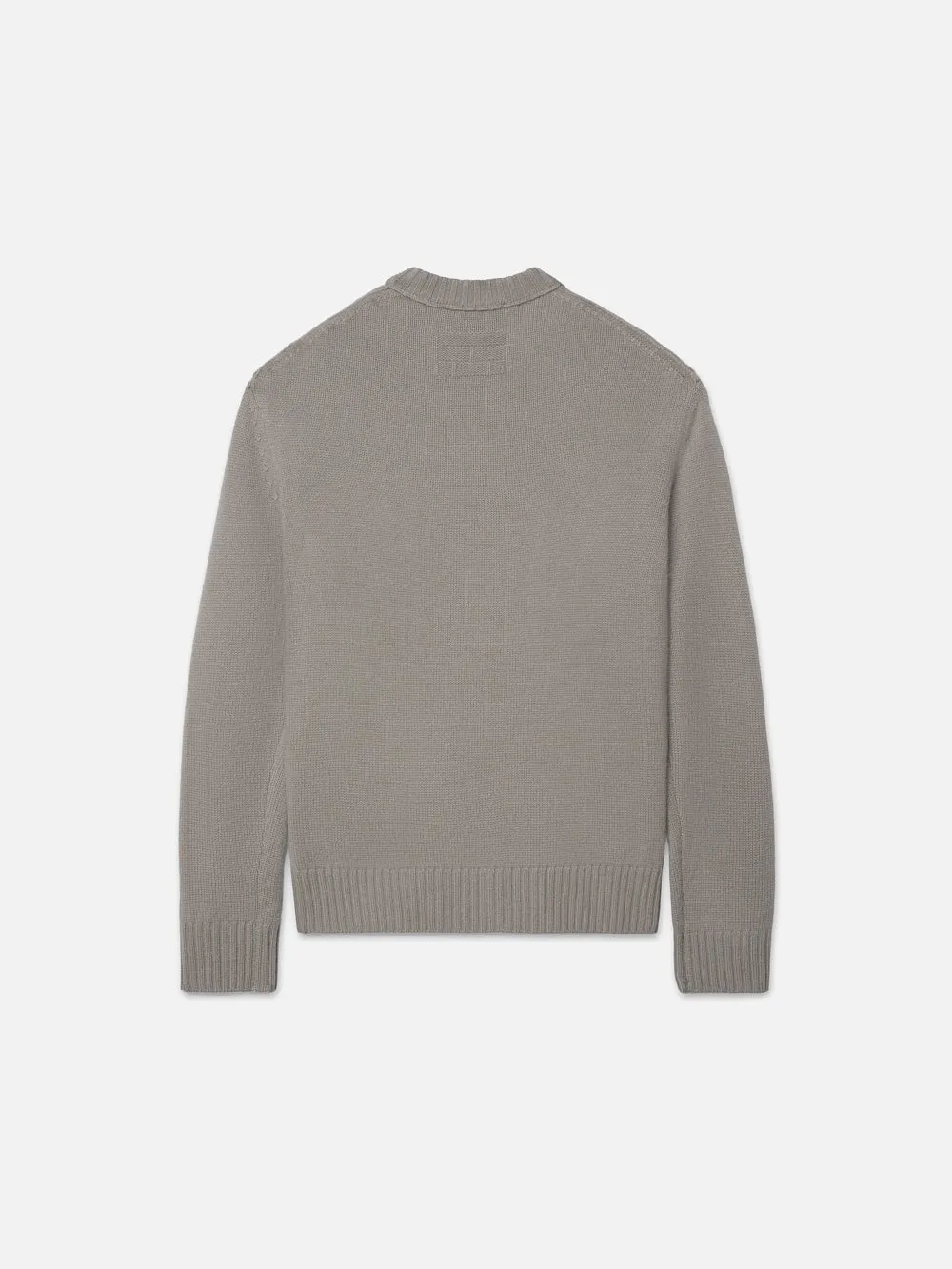 Men's Cashmere Crewneck Sweater -- Stone Beige