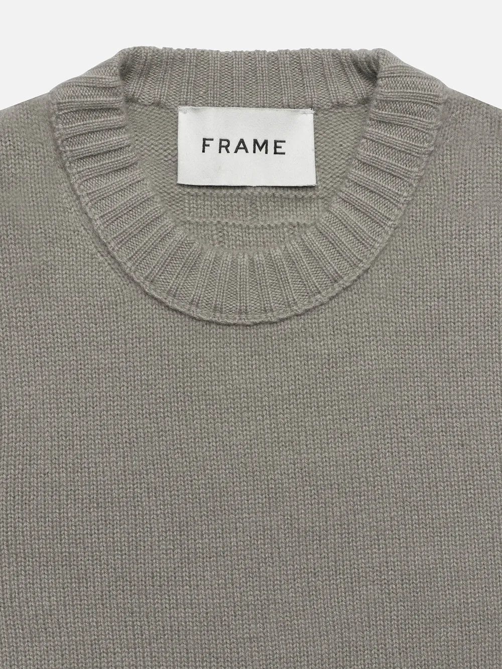 Men's Cashmere Crewneck Sweater -- Stone Beige