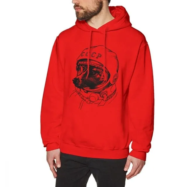 Men's CCCP Sweatshirt Rusia Laika Space Traveler