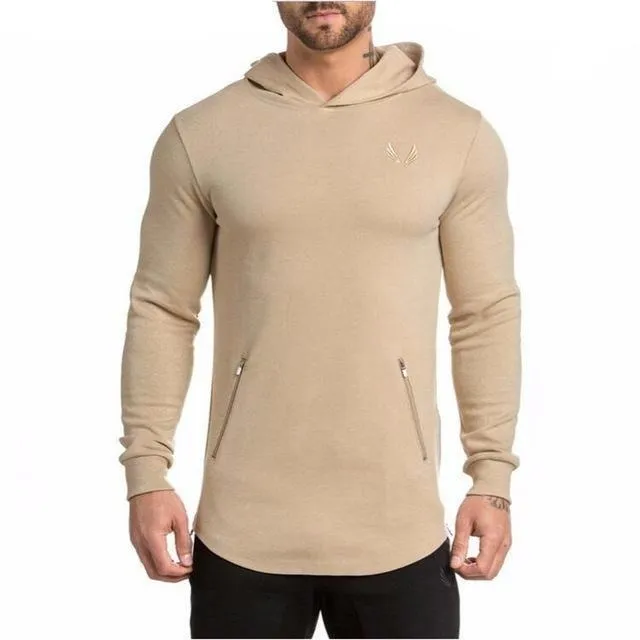 Mens Cotton Gym-Hoodie