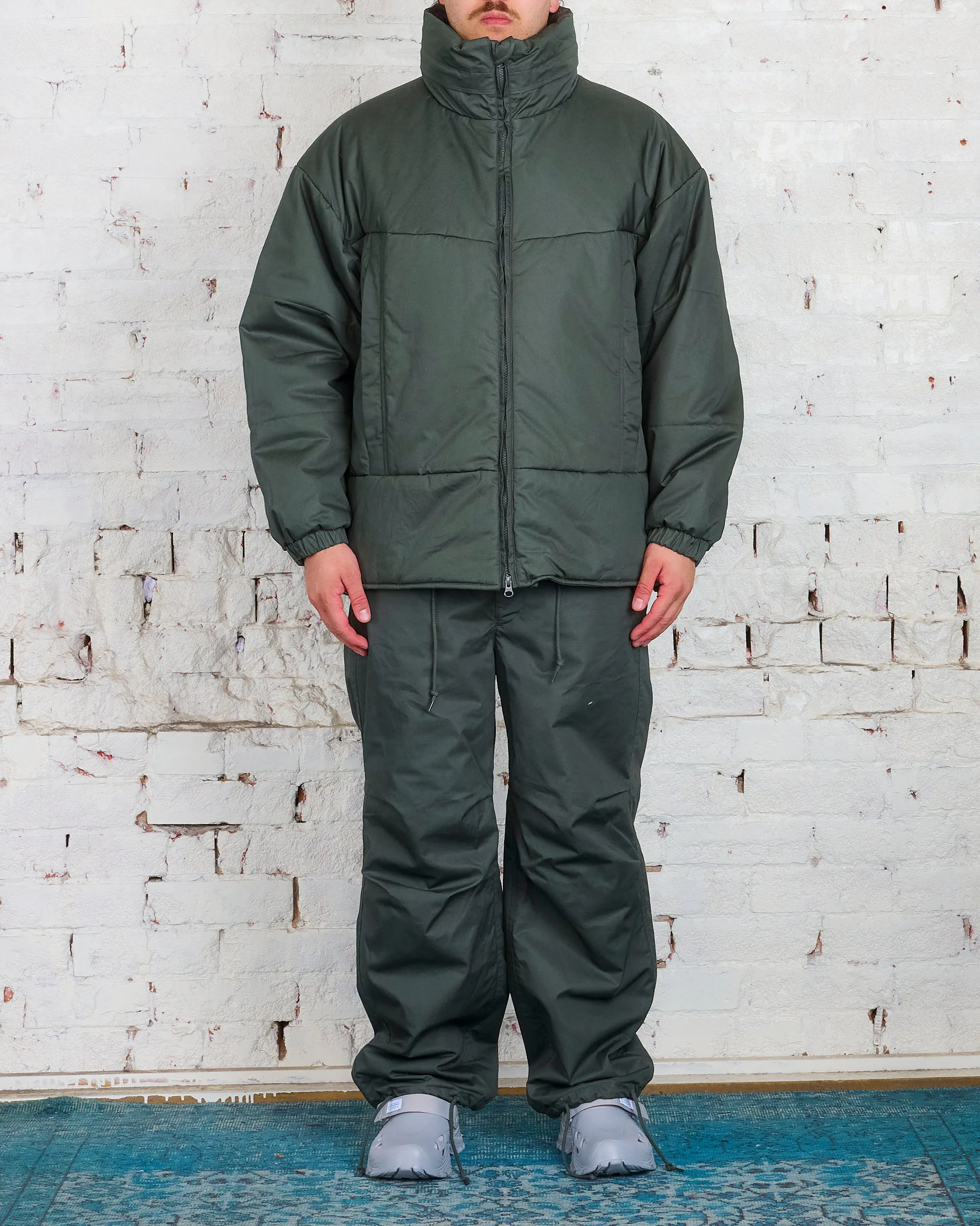 nanamica Primaloft Eco Insulation Gabardine DWR Jacket Moss Green