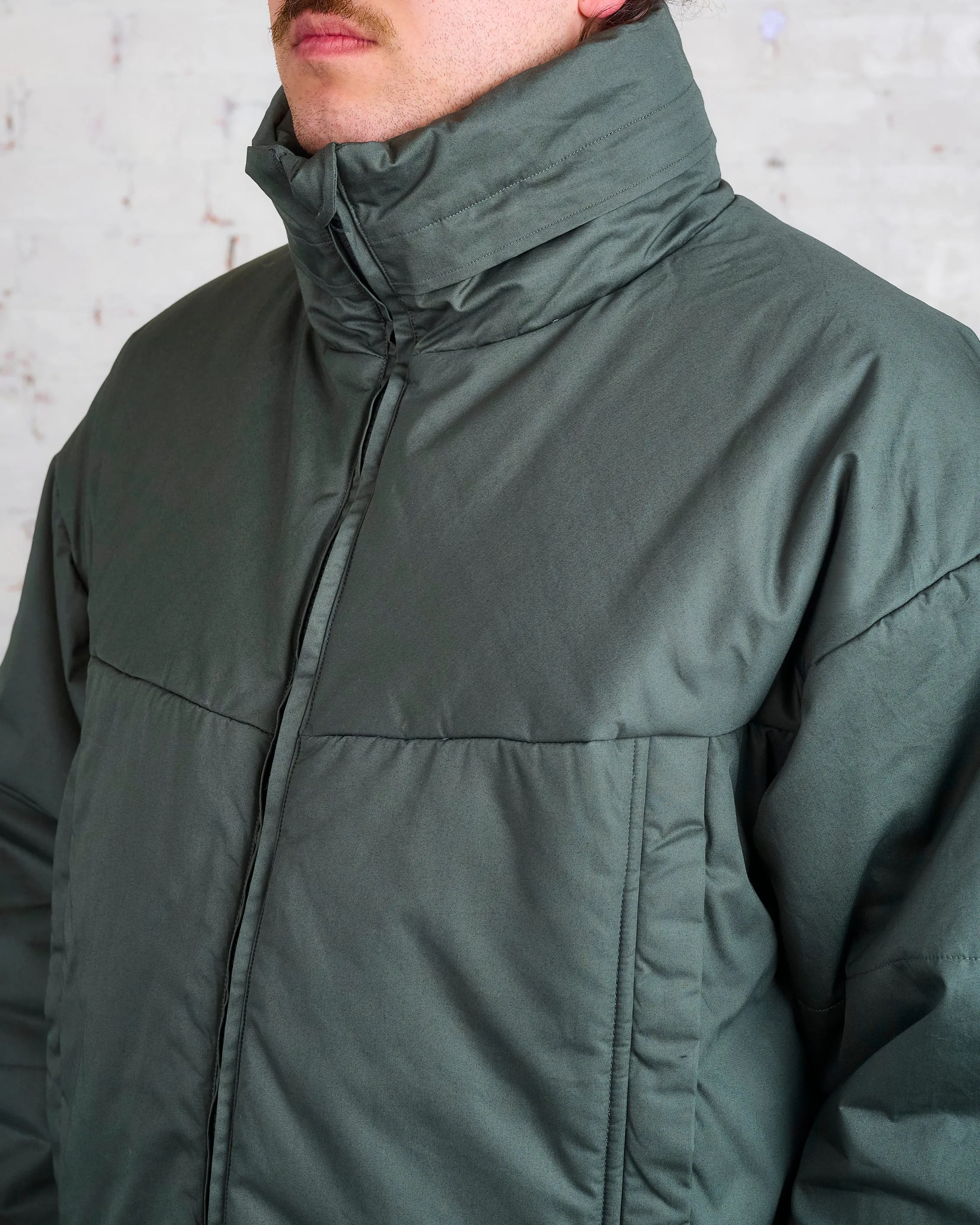 nanamica Primaloft Eco Insulation Gabardine DWR Jacket Moss Green