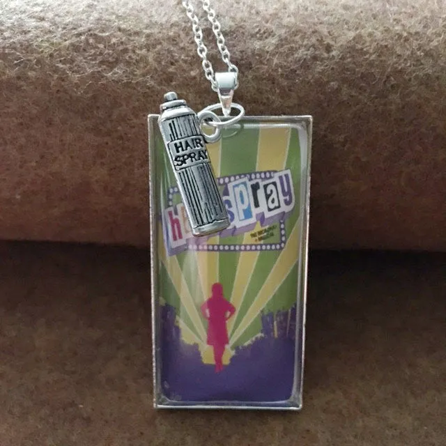 Necklace/famous Broadway play jewelry/Playbills and book jackets