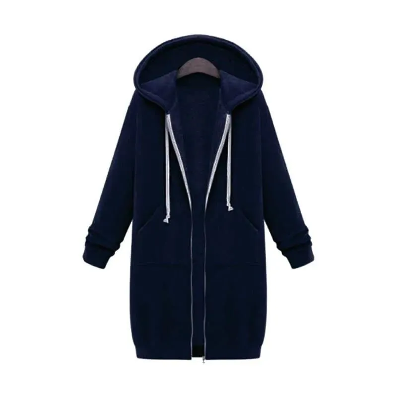 Oversized Hooded Sweatshirt for Women: Warm & Cozy Autumn/Winter Style