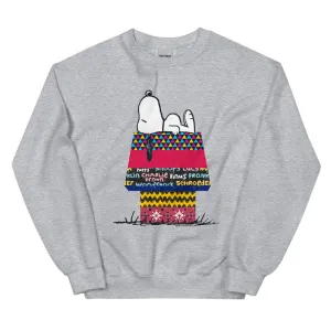 Peanuts Snoopy House Unisex Crewneck