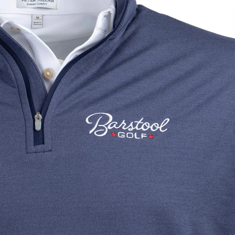 Peter Millar Barstool Golf Script Quarter Zip