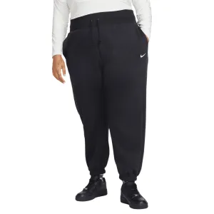 Plus - Women's Nike Sportswear Phoenix Fleece Sweatpants - Black/Sail