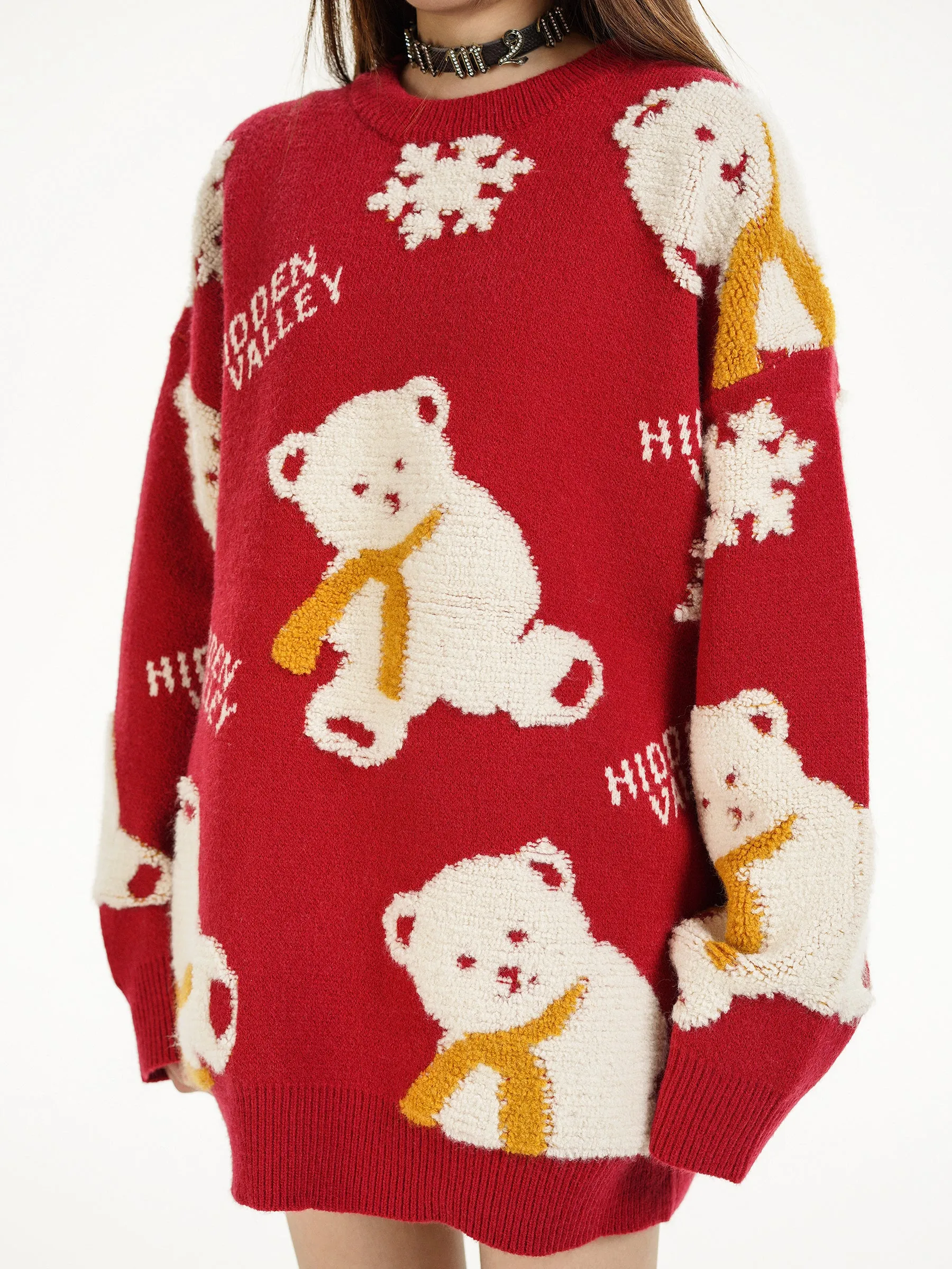 Polar Paws | Cozy Teddy Bear Knit Jumper