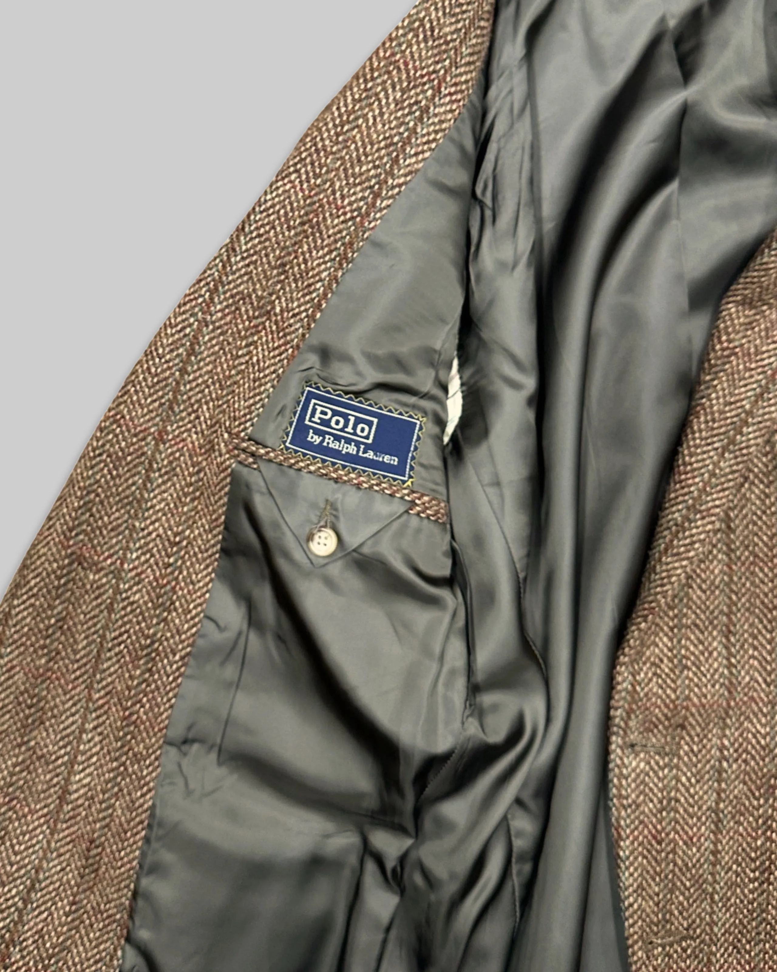 Polo Ralph Lauren Light Brown Tweed Blazer (L)