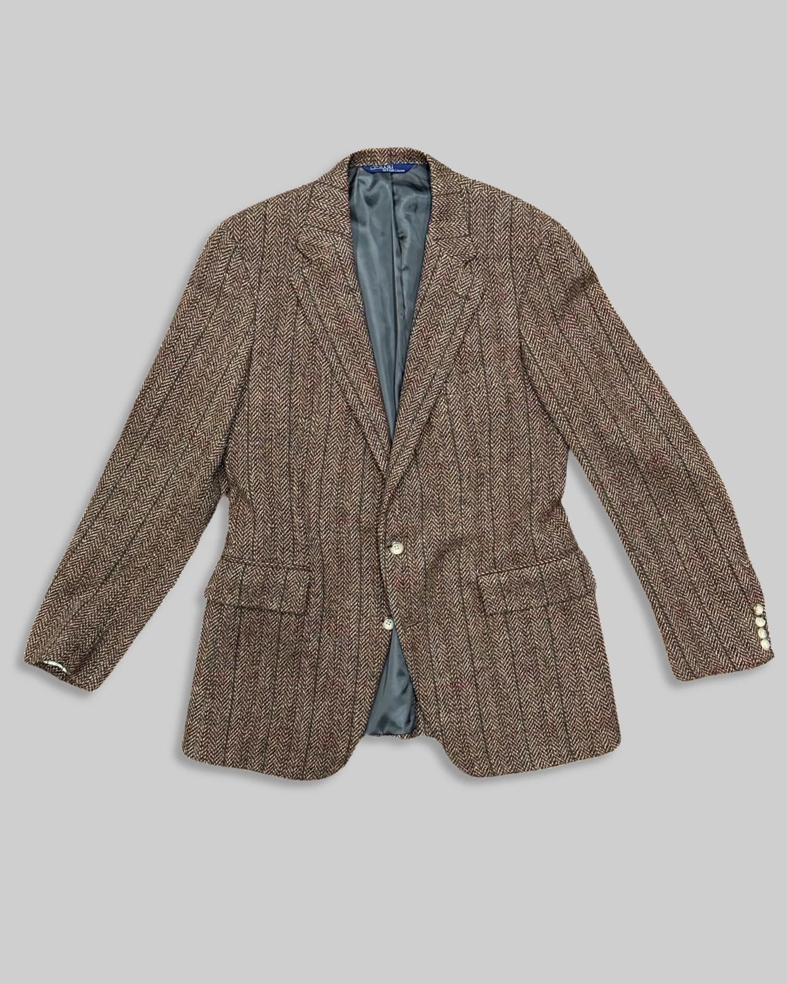 Polo Ralph Lauren Light Brown Tweed Blazer (L)