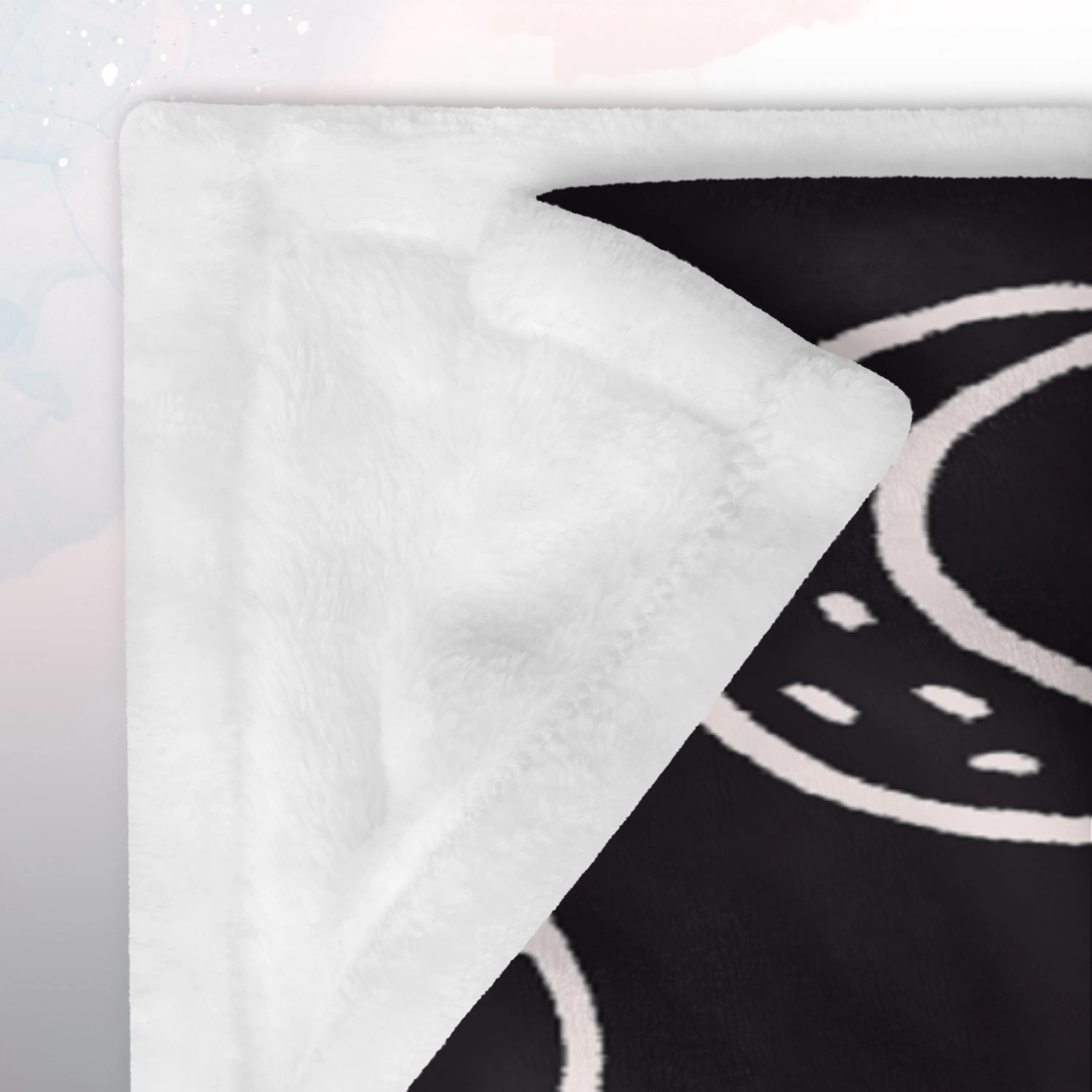 Rocket Ships and Planets Fleece Throw Blanket