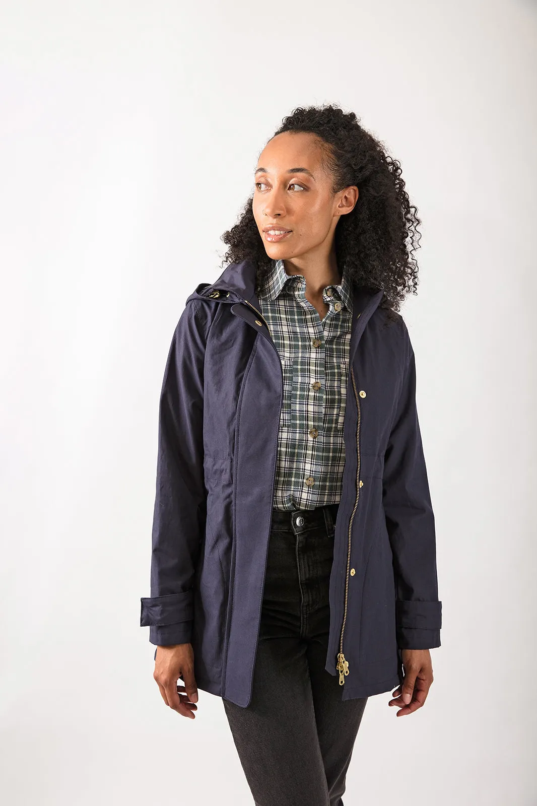 Shell Parka in Navy