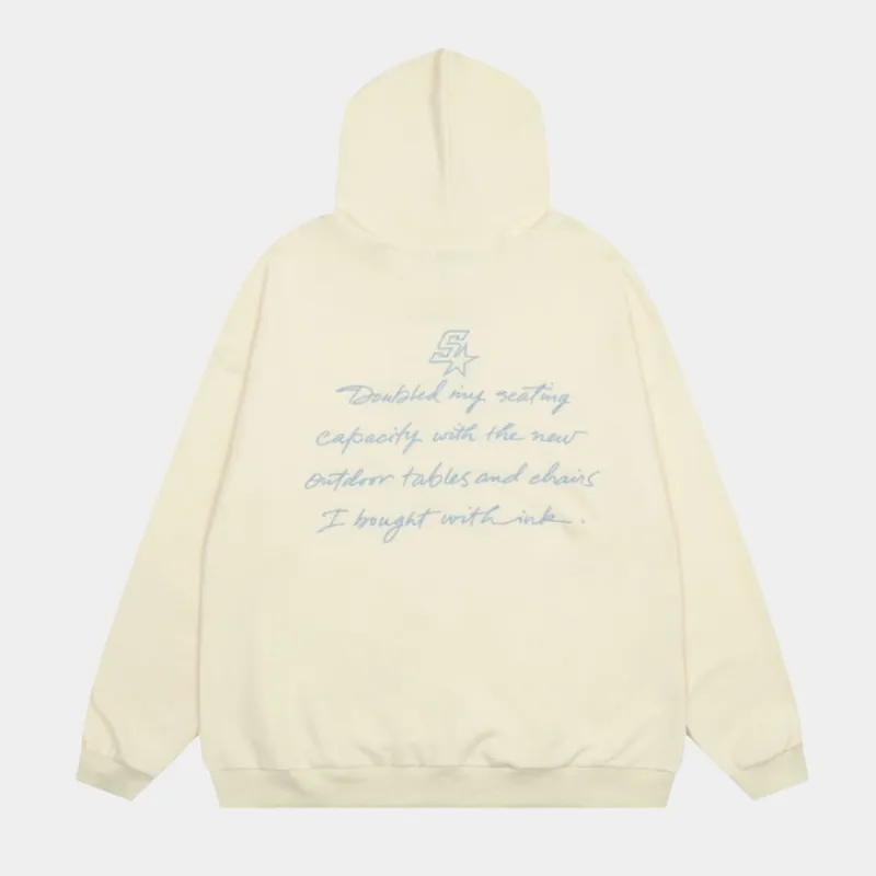 Star Letter | Printed Hoodie